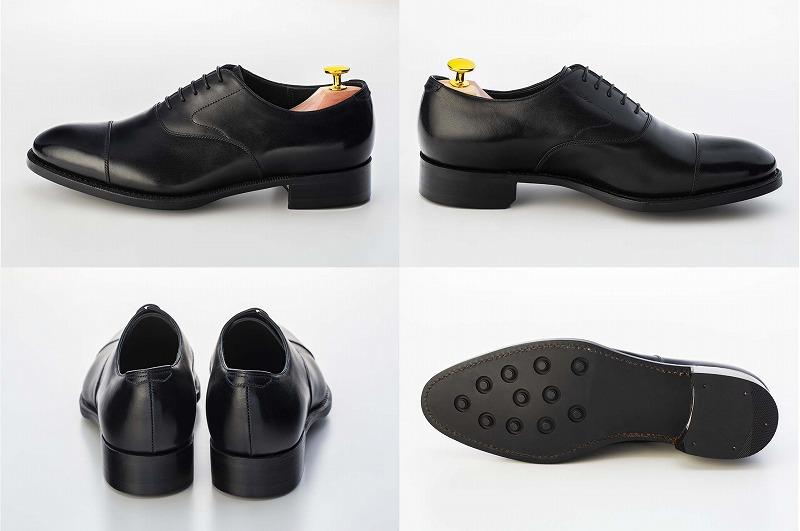 革靴 キャップトゥオックスフォード（ハンドソーン・ウェルテッド製法