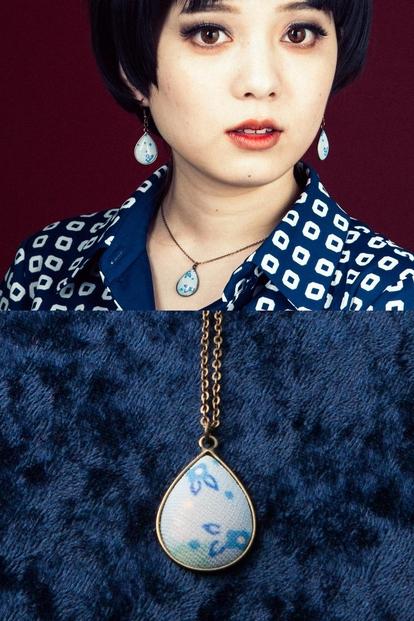 【福岡市返礼品】昭和ビンテージ　しずくペンダント