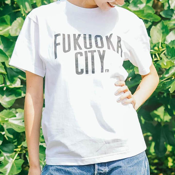 FUKUOKA CITY T-shirt（フクオカシティTシャツ）ネイビー・XLサイズ