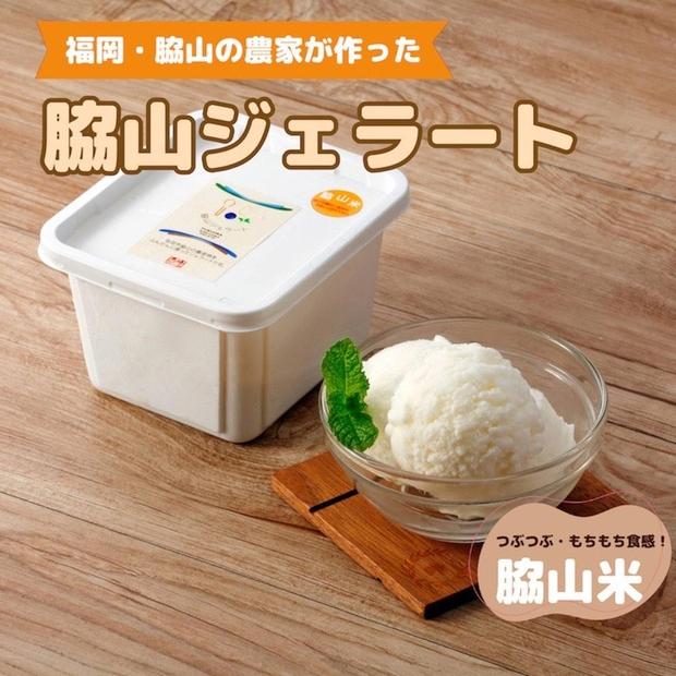 脇山ジェラート（脇山米）500ml 福岡市内製造