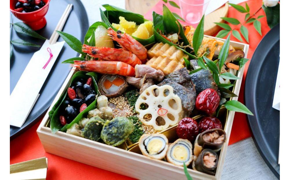 【博多発祥の薬膳食養生】2026年新春 福岡薬膳おせち 一段重＜2025年12月30日配達＞（冷凍　自然解凍可　九州　自然素材　