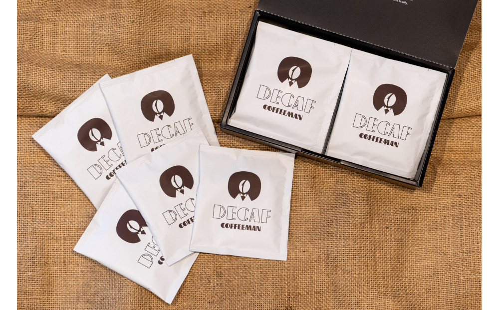 【福岡市COFFEEMAN】デカフェブレンドドリップバッグ(10g)×10個入