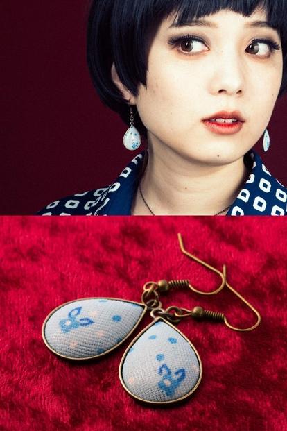 【福岡市返礼品】昭和ビンテージ　しずくピアス