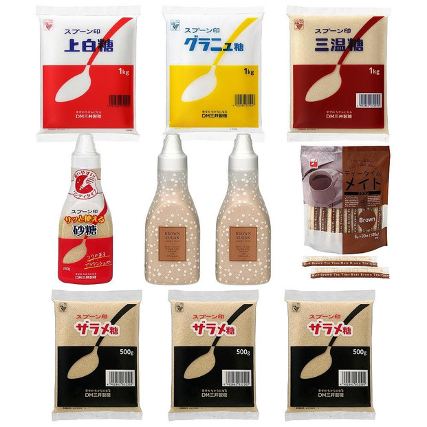 【福岡市】DM三井製糖　スプーン印お砂糖10点セット（福岡市内製造）