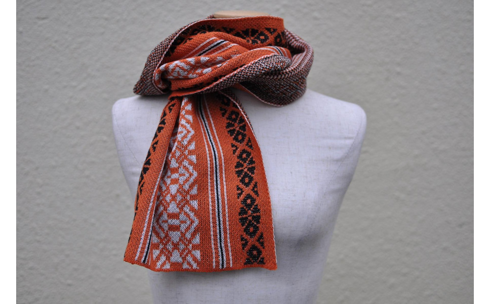 【博多区製造】献上柄オーガニックコットンストール【カラー選択可】