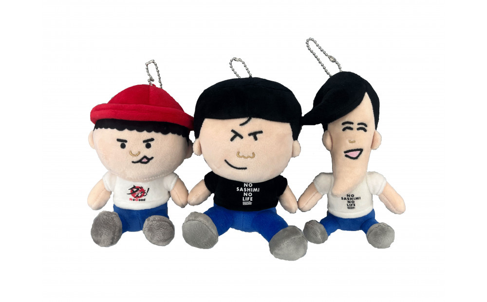 【数量限定商品】ゴリパラ見聞録チェーンマスコット3種・ふるさと納税ステッカーセット