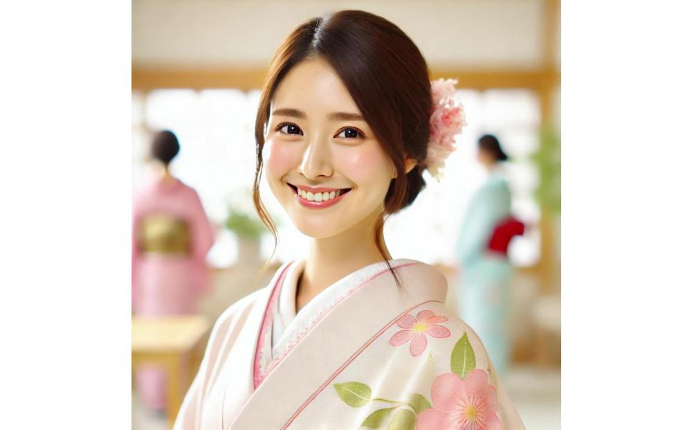 「福岡ならではの伝統美 博多織を使った楽しい着物着付け体験」　(約2時間)