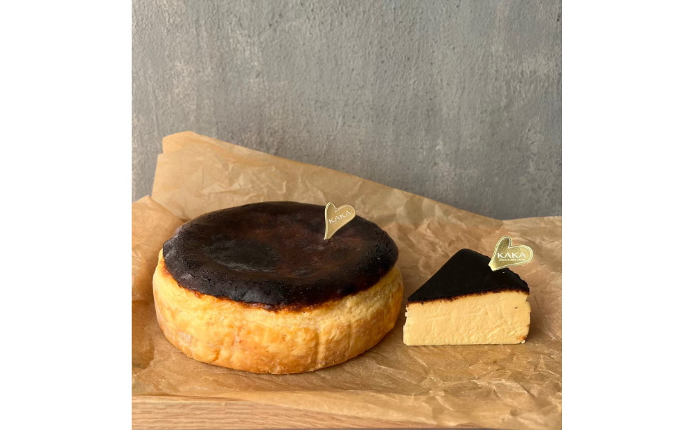 【福岡市内製造】Basque『バスク』チーズケーキ ホール4号　