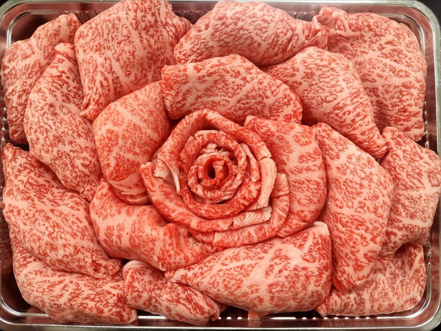 【博多大丸おすすめ品】「堀ちゃん牧場」フラワーミート博多和牛しゃぶしゃぶ用600g