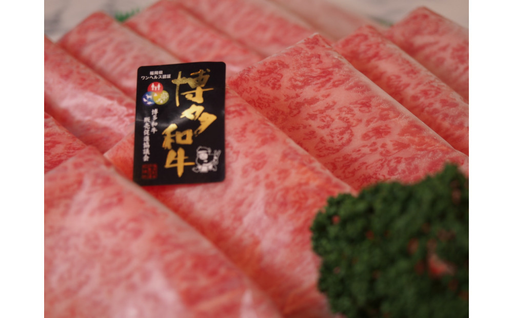 博多和牛特選ロース　すき焼きしゃぶしゃぶ500g