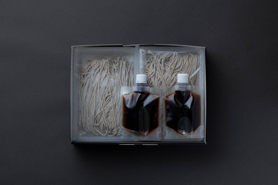 福岡市〈クール便〉自家製粉 手打ち蕎麦 セット 【4人前】