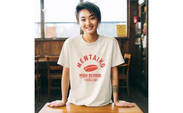 MENTAIKO HIGH SCHOOL Tシャツ（めんたいこハイスクール）Sサイズ