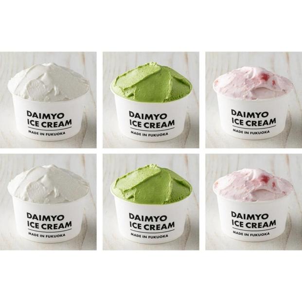 DAIMYO SOFTCREAMが作ったDAIMYO ICE CREAM　福岡6個(3種各2個)セット