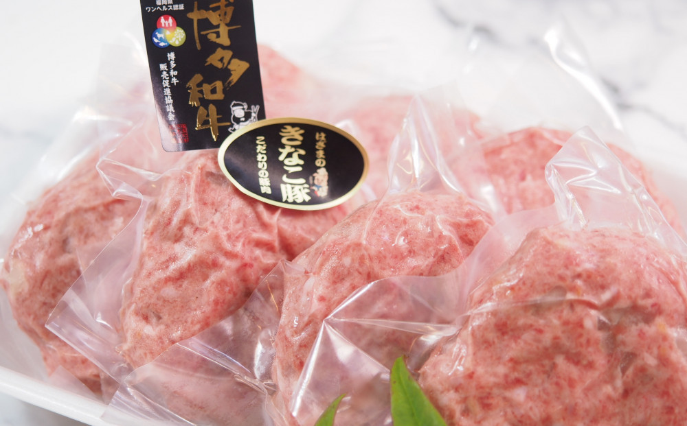 博多和牛と、きなこ豚の合挽きハンバーグ130gx7個