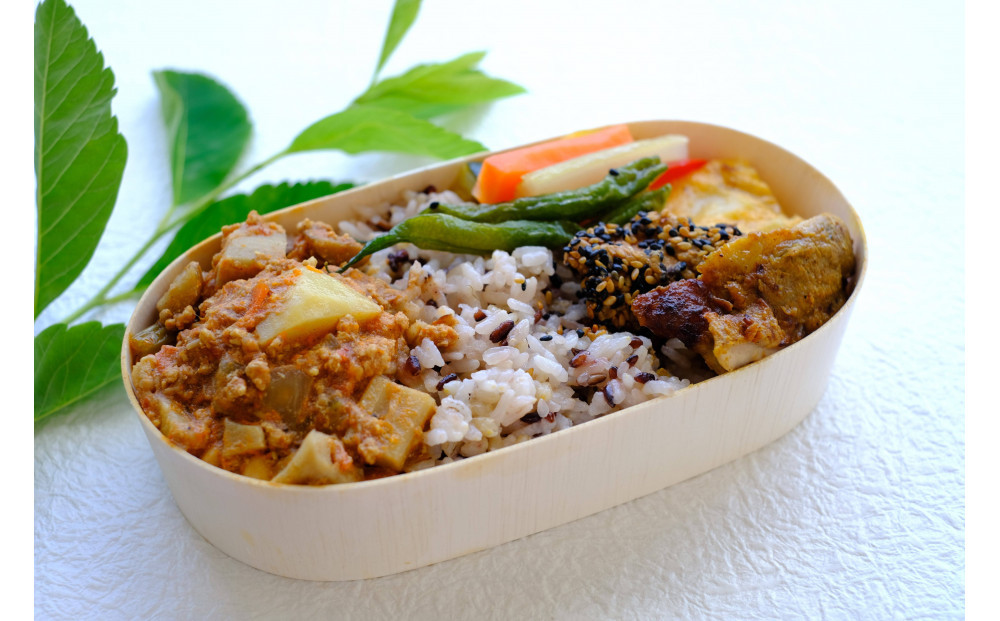 【冷凍】季節野菜ときのこの発酵カレー弁当3食セット　無添加　九州　福岡　国産食材　オーガニック