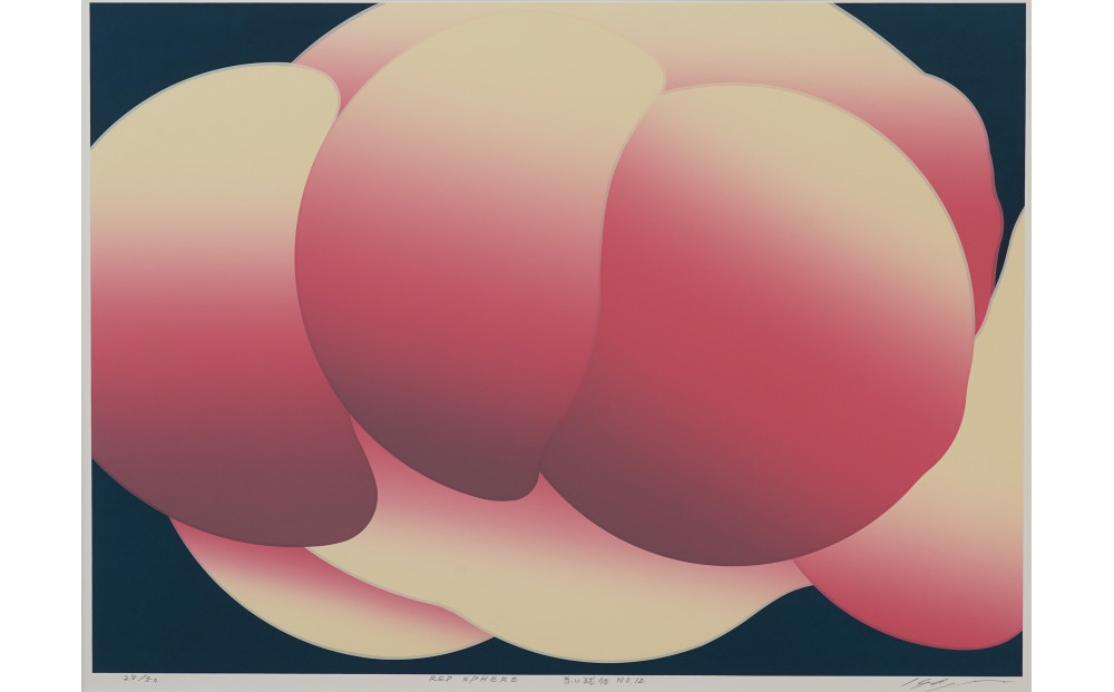 小川幸一　「赤い球体NO.12」