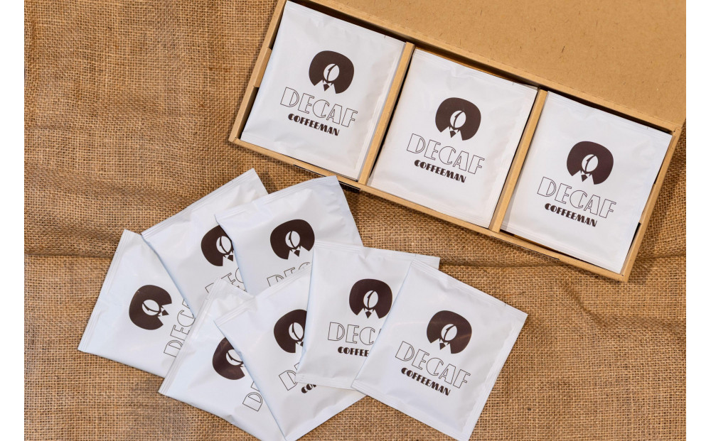 【福岡市COFFEEMAN】デカフェブレンドドリップバッグ(10g)×21個入