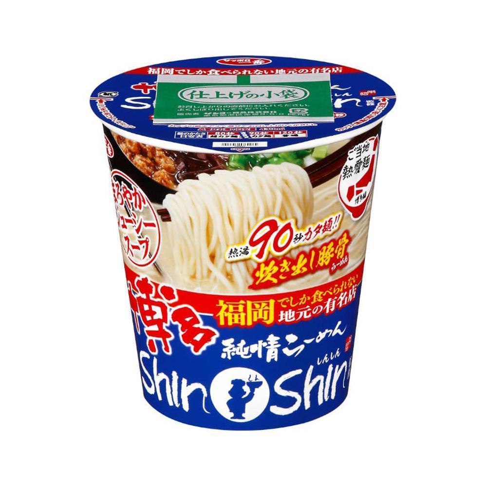 サッポロ一番　ご当地熱愛麺　博多純情らーめんShinShin監修　炊き出し豚骨らーめん　カップ12食入（豚骨ラーメン）