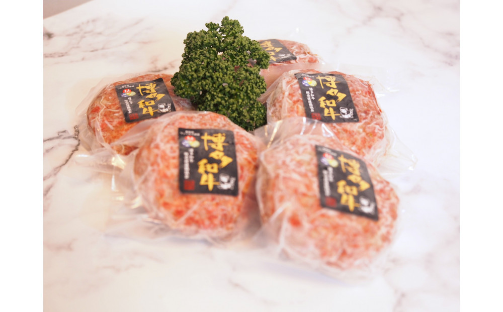 博多和牛あらびきハンバーグステーキ150gx5個