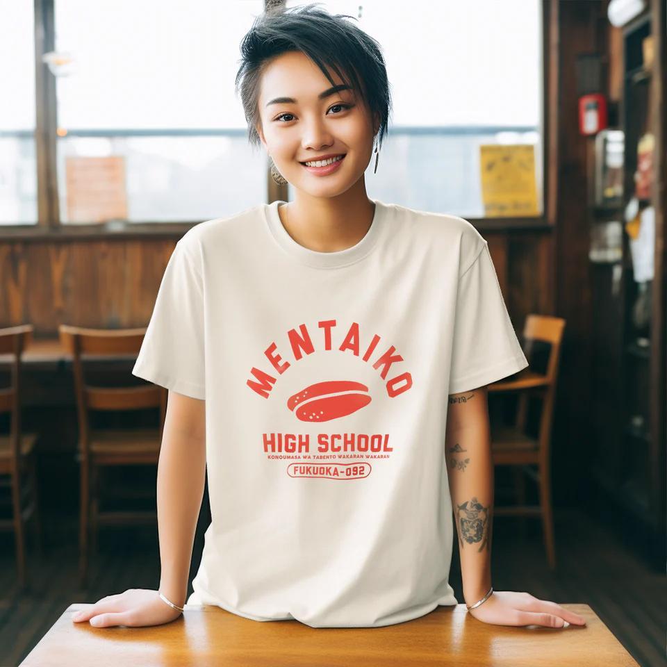 MENTAIKO HIGH SCHOOL Tシャツ（めんたいこハイスクール）XLサイズ