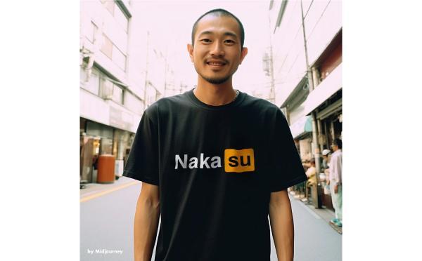 NakaSu Tシャツ（中洲）【サイズ選択可】